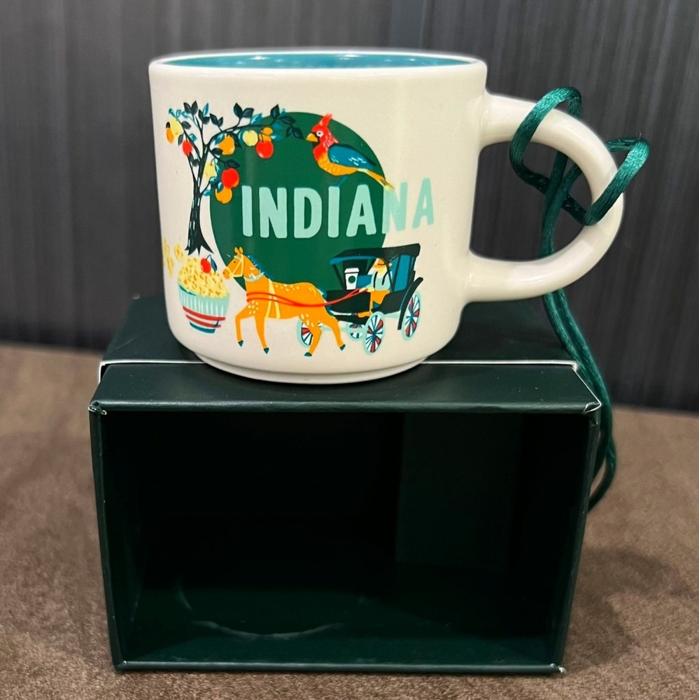 NEW 2oz Indiana Starbucks Discovery Collection mug
